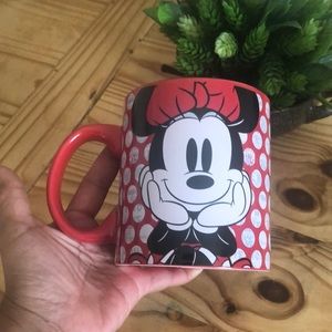 Disney Minnie Mouse Rock the Dots Ceramic Mug, 14 Ounces
